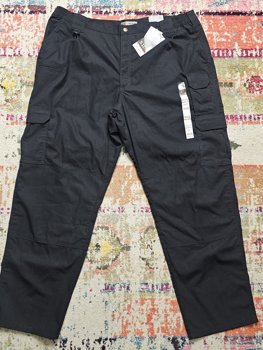 NWT 5.11 TACTICAL 44x32 Men's Taclite Pro Ripstop Poly Cotton Cargo Pants Black